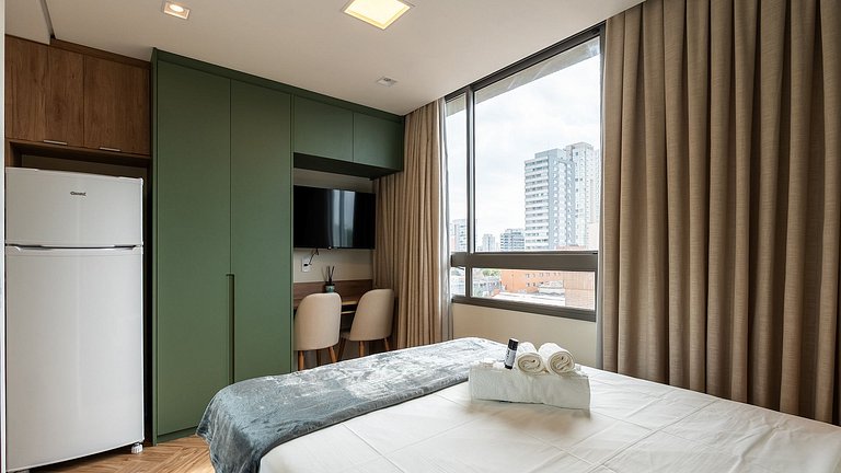 Studio Moderno, 7° Andar a 400m Metrô Vila Mariana
