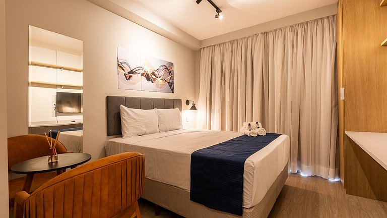 Studio Novo e Moderno Prox. a Faria Lima