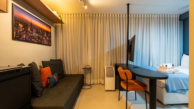 Studio Moderno na Faria lima - vista 10º andar