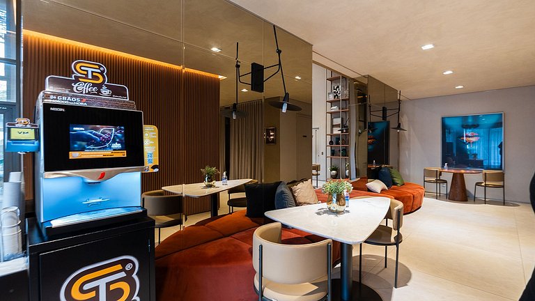 By DH: Studios modernos e Luxuosos na região da Paraiso.
