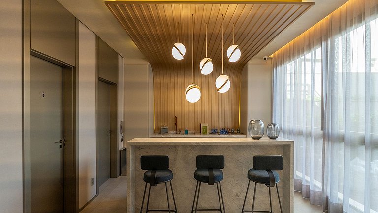 Modern studio in Paraiso - 22nd floor view