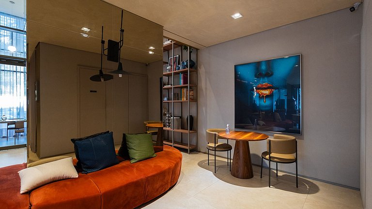 By DH: Studios modernos e Luxuosos na região da Paraiso.