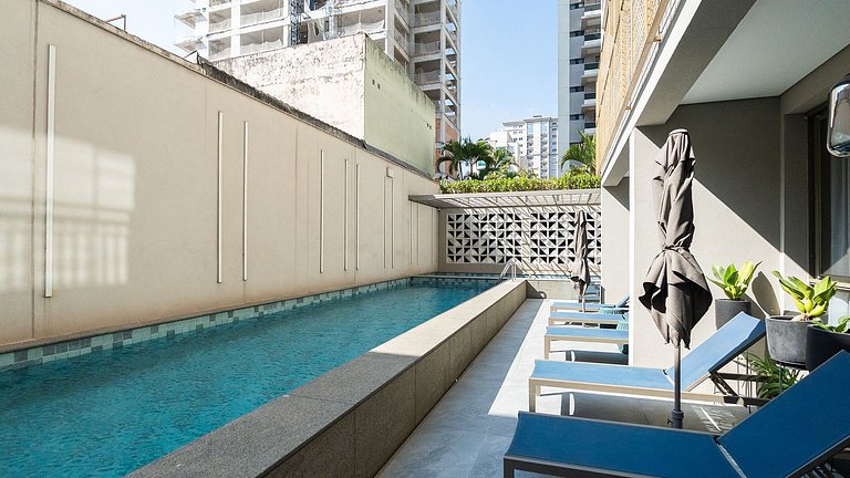 By DH: Studios modernos e Luxuosos na região da Paraiso.