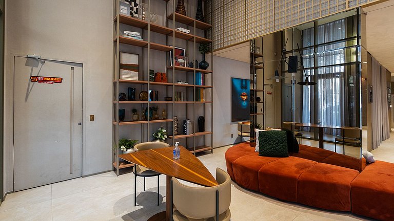 By DH: Studios modernos e Luxuosos na região da Paraiso.