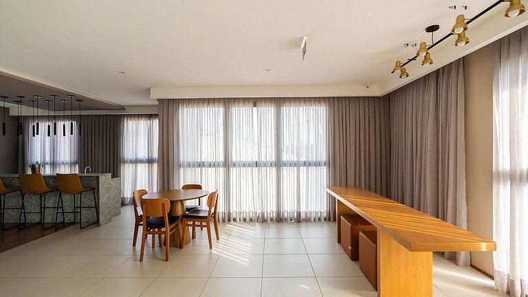 Studio Moderno na Faria lima - vista 17º andar