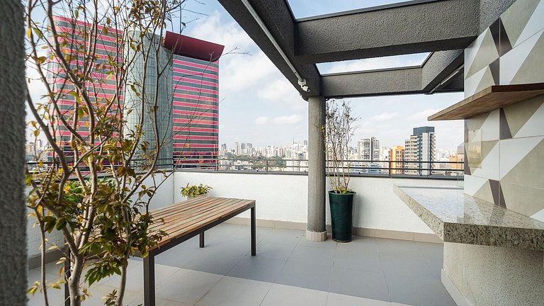 Studio Moderno na Faria lima - vista 17º andar