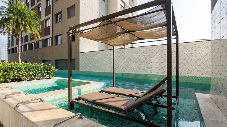 Studio Moderno na Faria lima - vista 17º andar