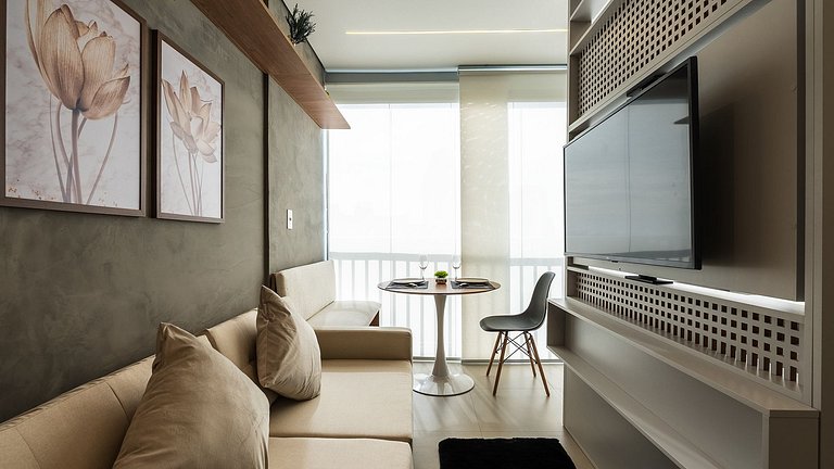 Studio de luxo no 10° andar prox a Vila Mariana