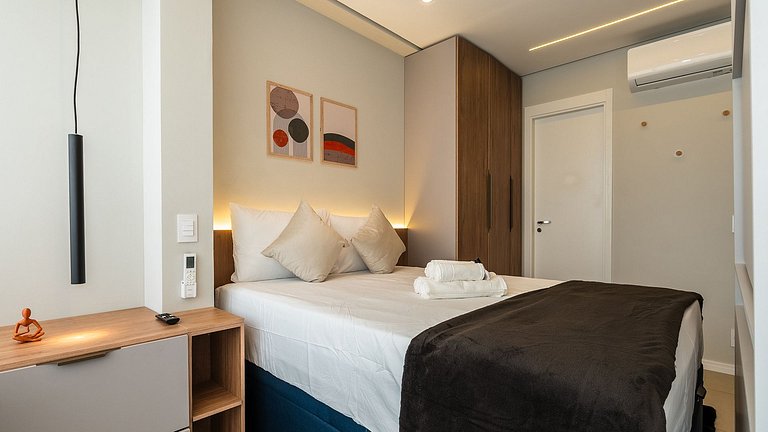 Studio de luxo no 10° andar prox a Vila Mariana