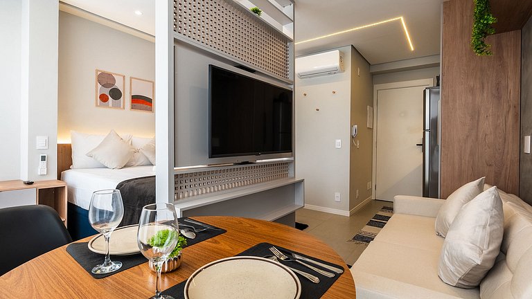 Studio de luxo no 10° andar prox a Vila Mariana