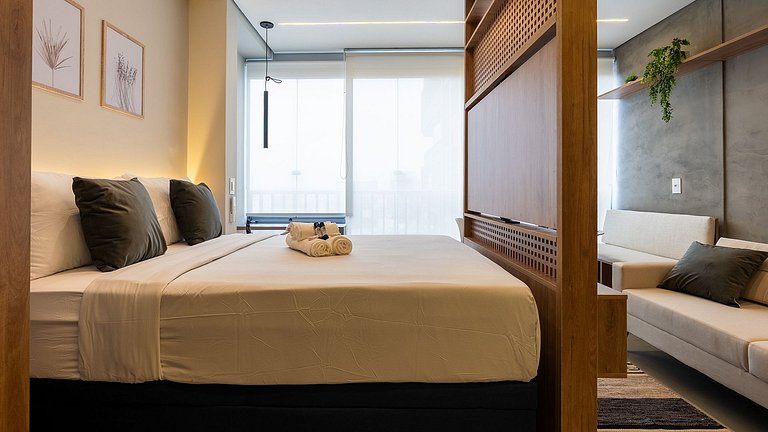 Studio completo no 12° andar prox a Vila Mariana