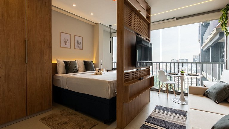 Studio completo no 12° andar prox a Vila Mariana