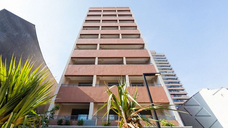 Studio moderno na Rua Vergueiro - vista incrivel e a pouco p