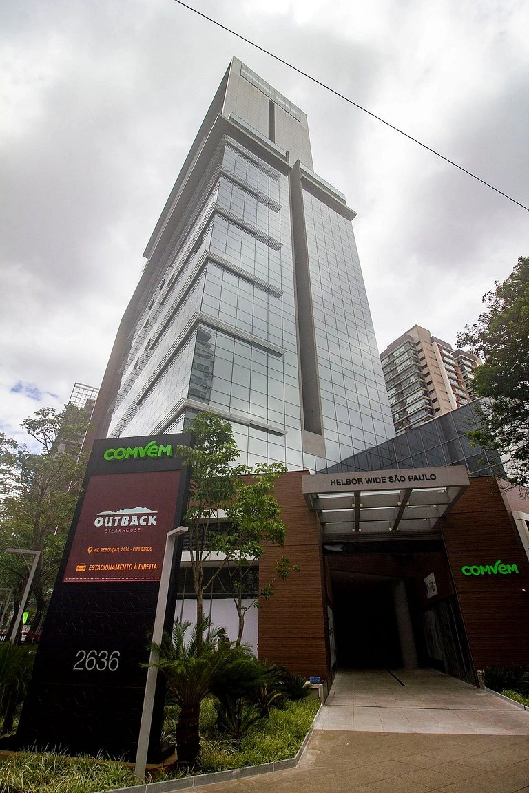 Moderno e Luxuoso Studio no coração de Pinheiros
