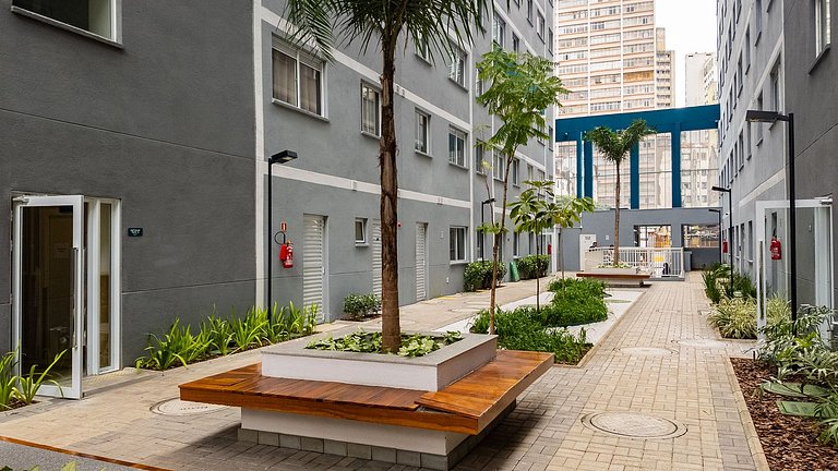 Studio charmoso próximo a estação República