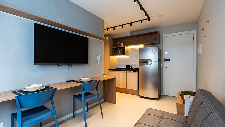 Studio charmoso próximo a estação República