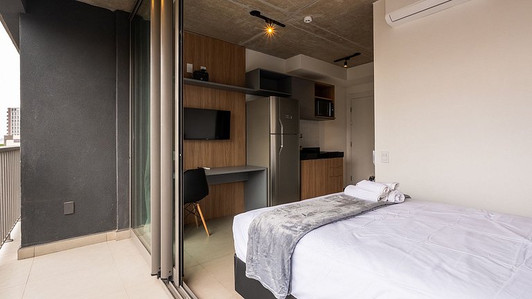 Studio Moderno a 400m Metrô Vila Mariana
