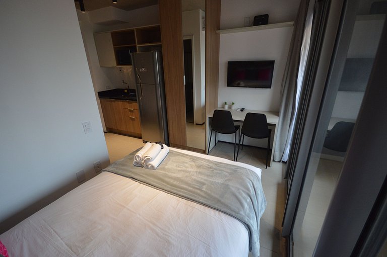 Studio no 5° andar a 300m da estação Brooklin