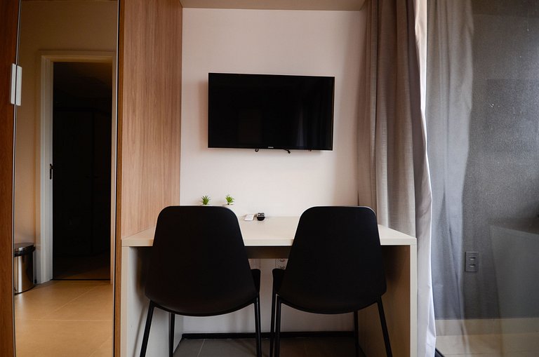 Studio no 5° andar a 300m da estação Brooklin