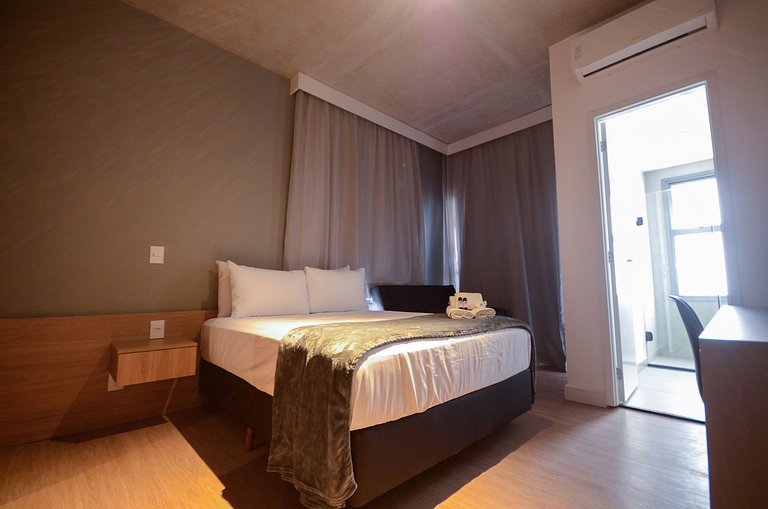 BY Housi: Studio completo no 10° andar em Moema