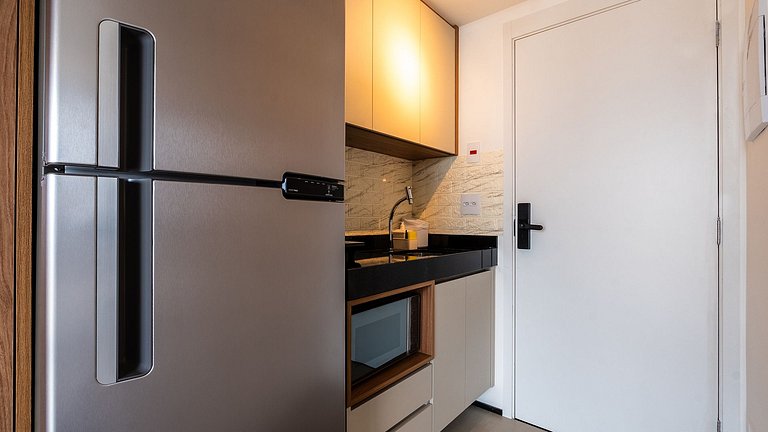 Studio completo a 5 min da estação Vila Mariana