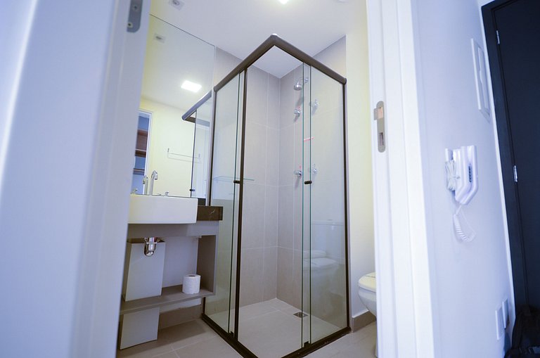 Studio no 19° andar a 3 min da estação Brooklin