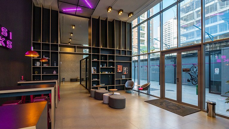 By DH: Studios luxuosos completos na região da Vila Olimpia