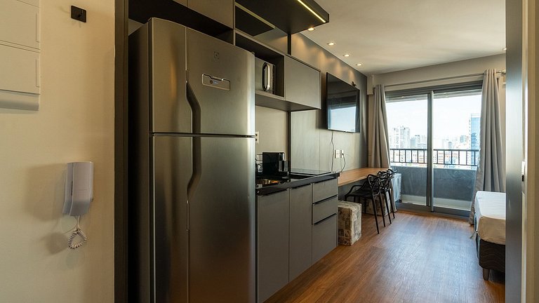 Studio Premium na Vila Olímpia | Lazer Completo