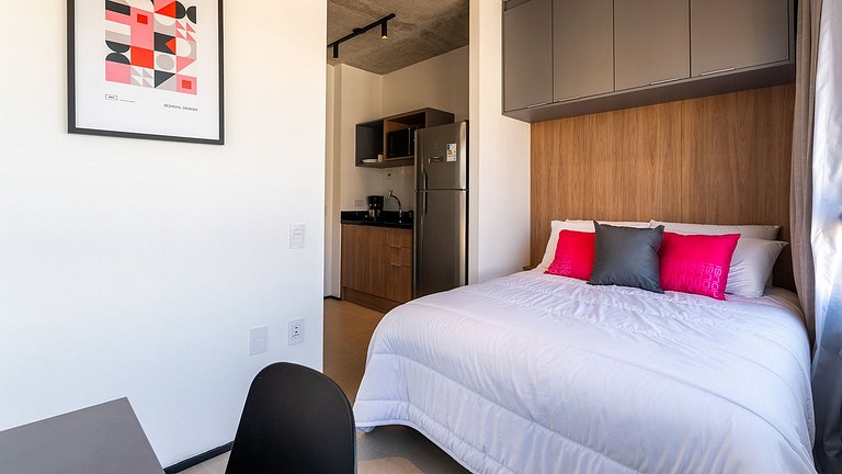 Studio no 20° andar a 300m da estação Brooklin