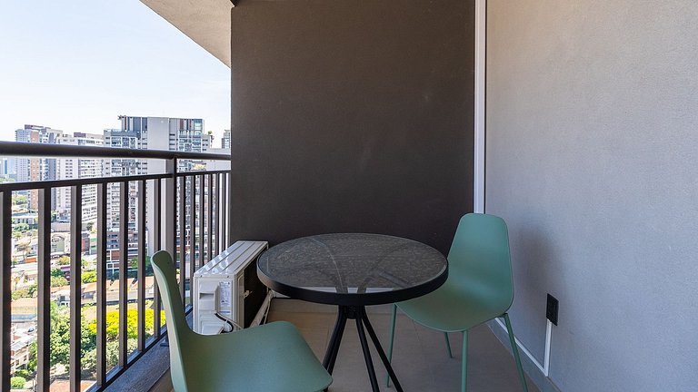 Studio no 20° andar a 300m da estação Brooklin