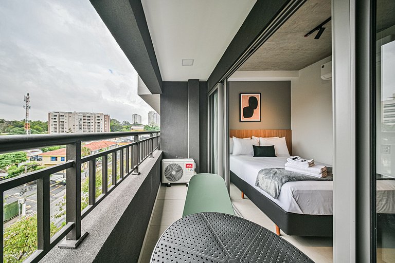 Studio no 5° andar a 3 min da estação Brooklin