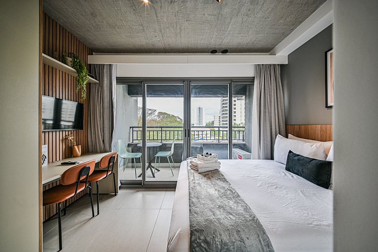 Studio no 5° andar a 3 min da estação Brooklin