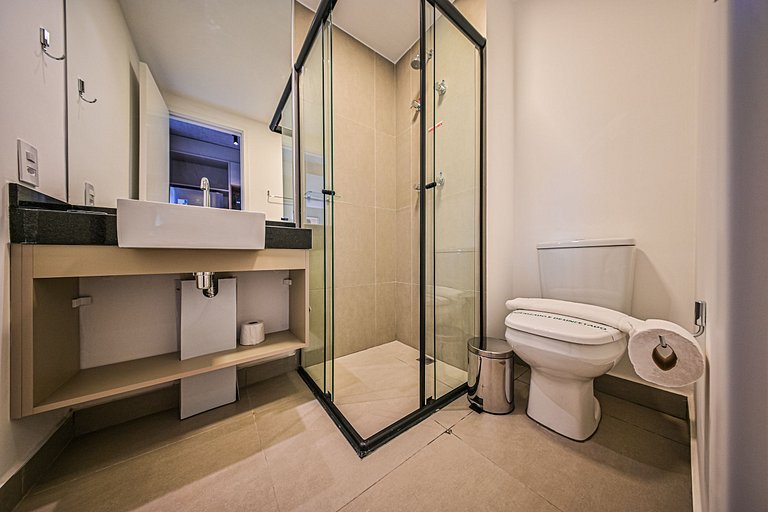 Studio no 5° andar a 3 min da estação Brooklin