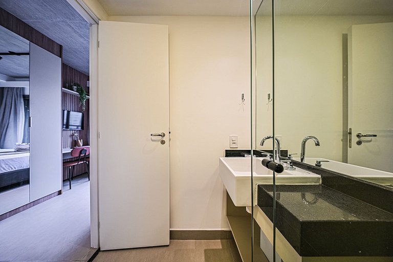 Studio no 5° andar a 3 min da estação Brooklin