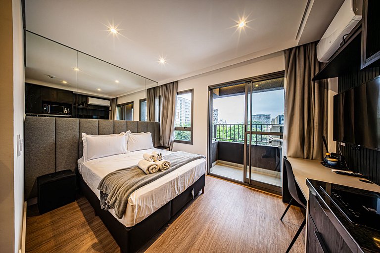 BY Housi: Studio completo no 5° andar em Moema