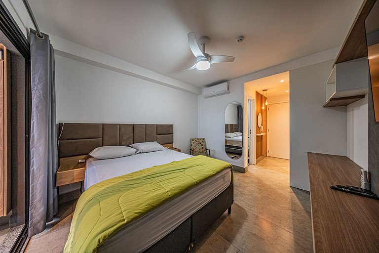 Studio elegante a 100m do metrô Vila Mariana