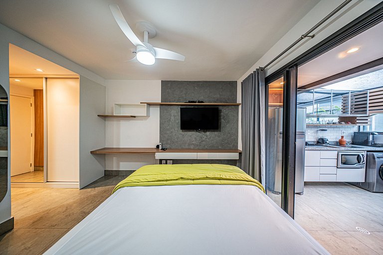 Studio elegante a 100m do metrô Vila Mariana