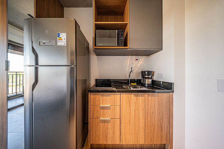 Studio no 15° andar a 3 min da estação Brooklin