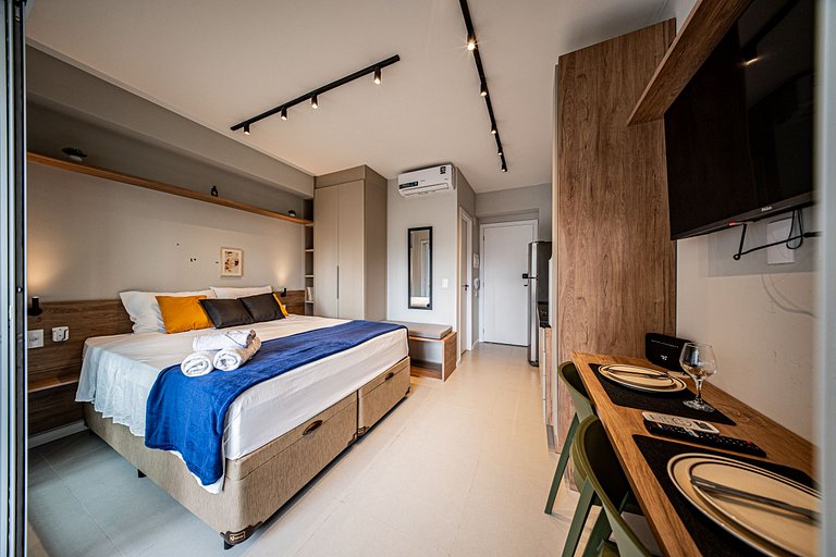 Studio lux no 10° andar prox ao Allianz Parque