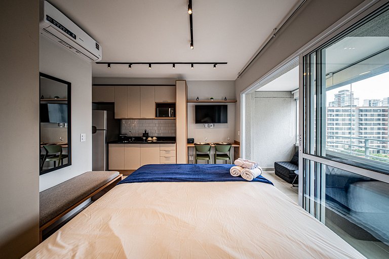 Studio lux no 10° andar prox ao Allianz Parque