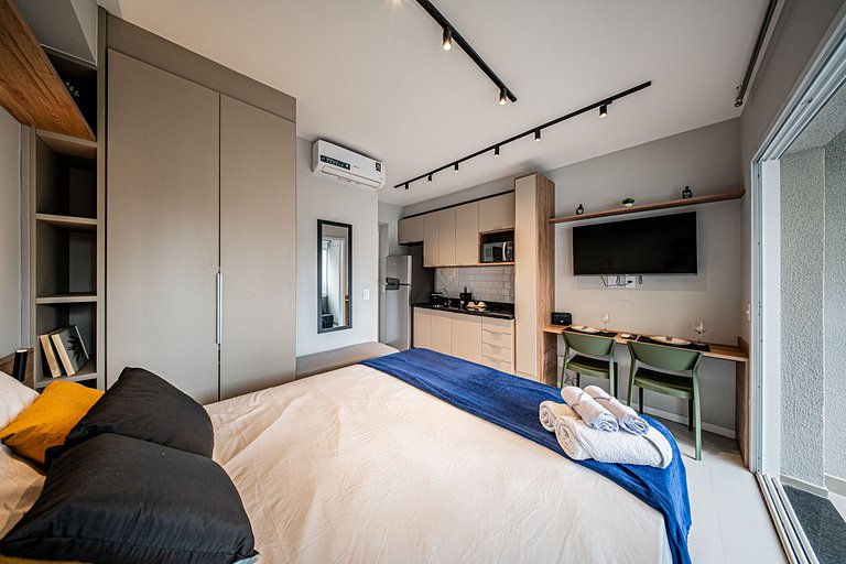 Studio lux no 10° andar prox ao Allianz Parque