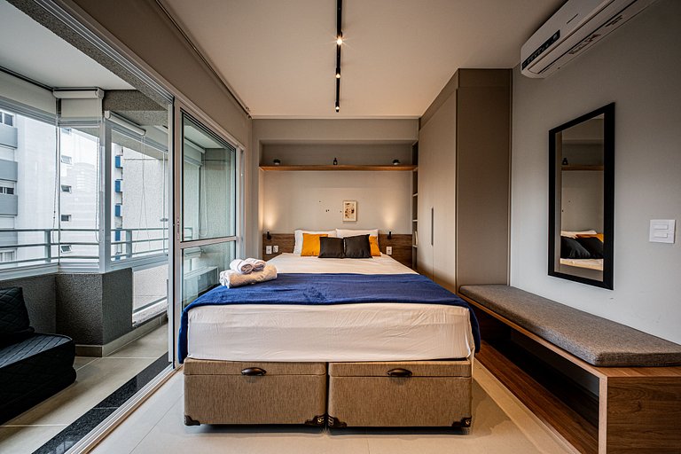 Studio lux no 10° andar prox ao Allianz Parque