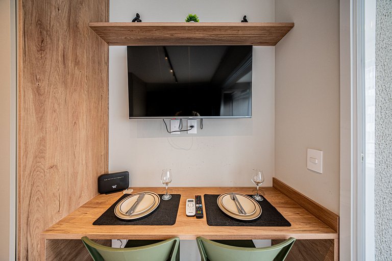 Studio lux no 10° andar prox ao Allianz Parque