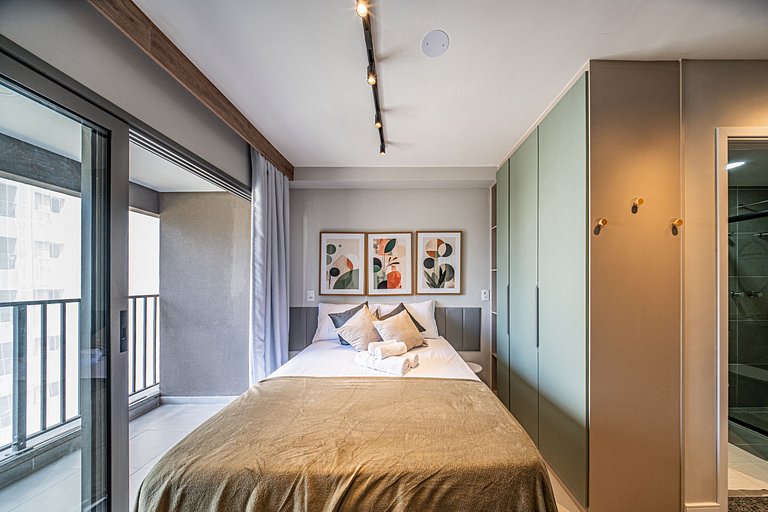 Studio premium em Perdizes, próximo ao Allianz Parque