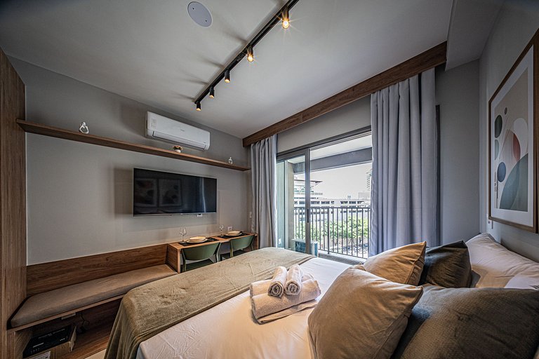 Studio premium em Perdizes, próximo ao Allianz Parque