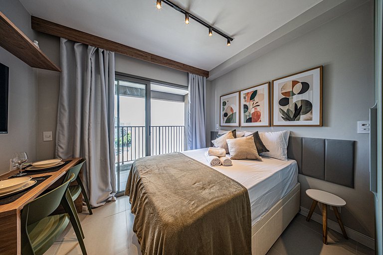 Studio premium em Perdizes, próximo ao Allianz Parque