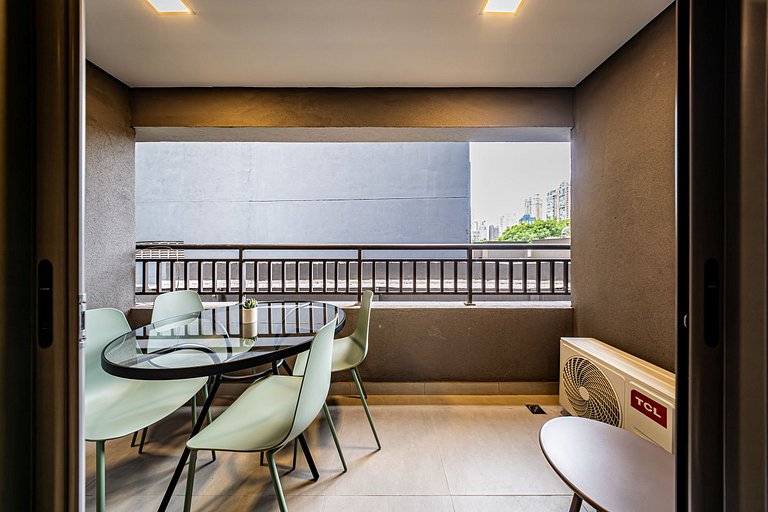 By Housi: Studio moderno prox a estação Brooklin