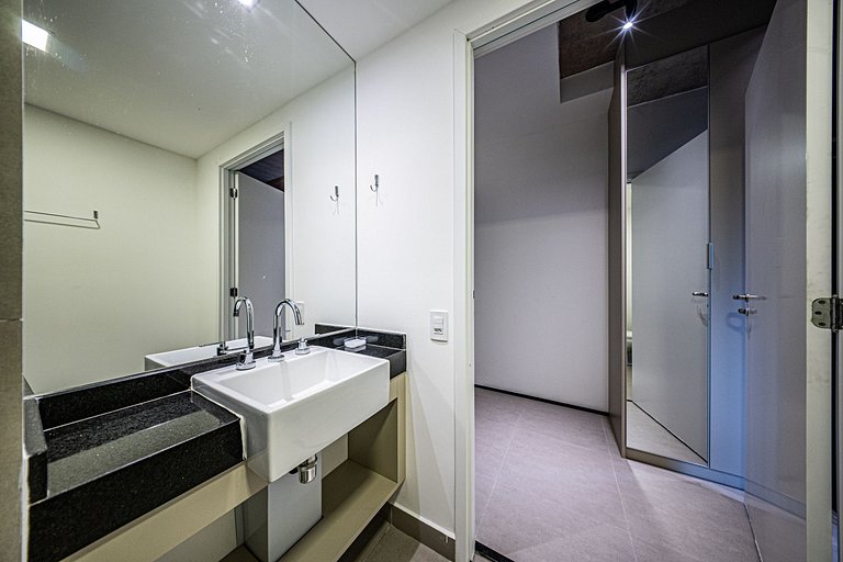 By Housi: Studio moderno prox a estação Brooklin