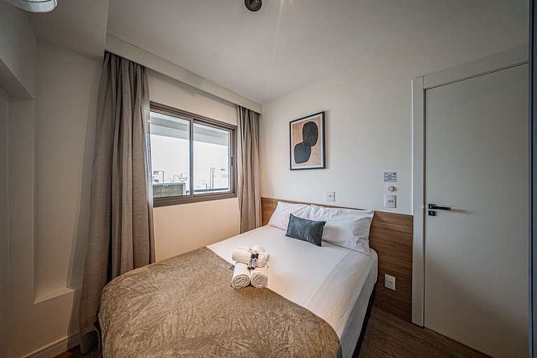 By Housi DH - Studio lux no 16° andar na Paraiso