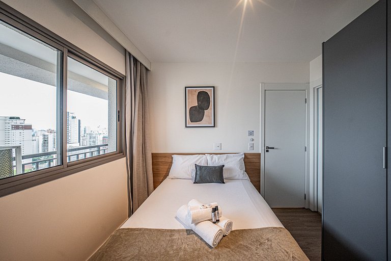 By Housi DH - Studio lux no 16° andar na Paraiso